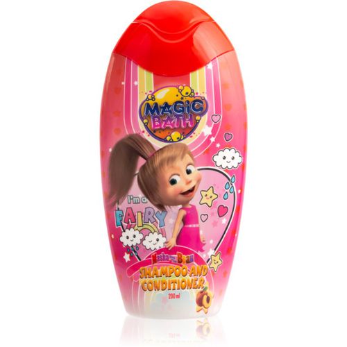 Magic Bath Shampoo and Conditioner champú y acondicionador 2 en 1 para niños 200 ml - Masha & The Bear - Modalova