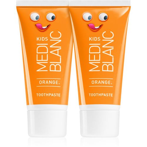 KIDS Orange dentifricio per bambini 2x50 ml - MEDIBLANC - Modalova