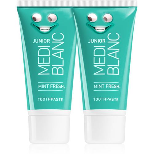 JUNIOR Mint fresh dentifricio per bambini 2x50 ml - MEDIBLANC - Modalova