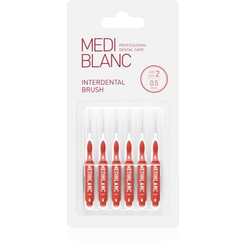 Interdental Pick-brush cepillo interdental 0,5 mm Red 6 ud - MEDIBLANC - Modalova