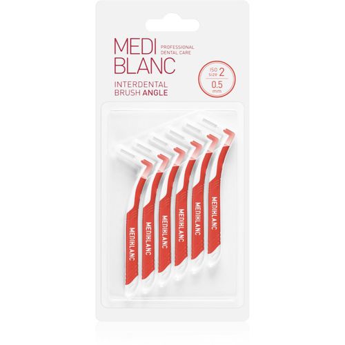 Interdental Pick-brush Angle scovolino interdentale 6 pz 0,5 mm Red 6 pz - MEDIBLANC - Modalova