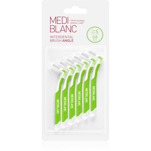 Interdental Pick-brush Angle scovolino interdentale 6 pz 0,8 mm Green 6 pz - MEDIBLANC - Modalova