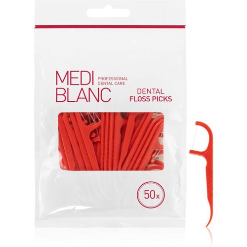 Dental Floss Picks palillos dentales con hilo 50 ud - MEDIBLANC - Modalova