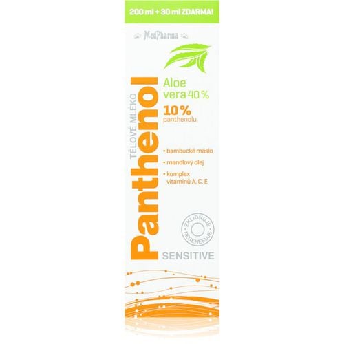 Panthenol 10% Sensitive latte corpo idratante intenso effetto rigenerante 230 ml - MedPharma - Modalova