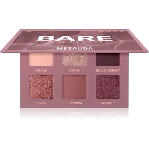 Bare Harmony Lidschatten-Palette Farbton 201 Tender Mauve 6x1 g - Mesauda Milano - Modalova