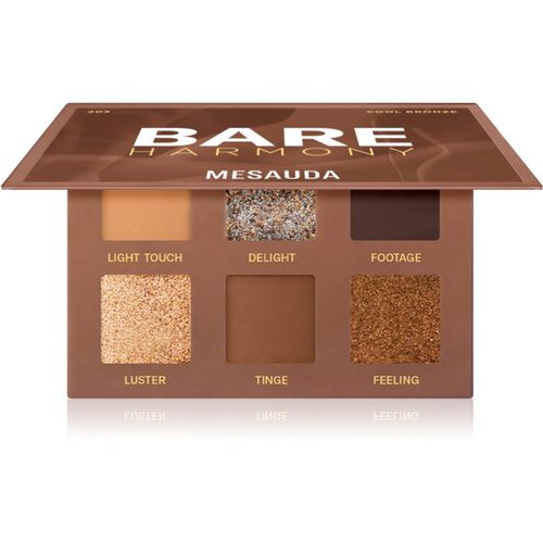 Bare Harmony paleta de sombras de ojos tono 203 Cool Bronze 6x1 g - Mesauda Milano - Modalova