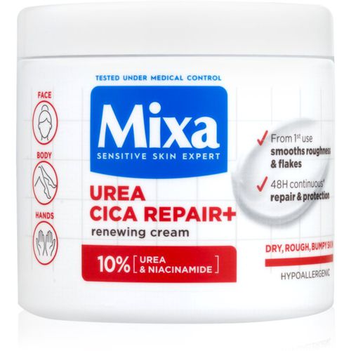 Urea Cica Repair+ crema corporal regeneradora para pieles muy secas 400 ml - MIXA - Modalova