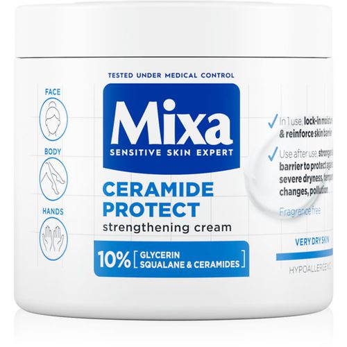 Ceramide Protect crema corpo rigenerante per pelli sensibili 400 ml - MIXA - Modalova