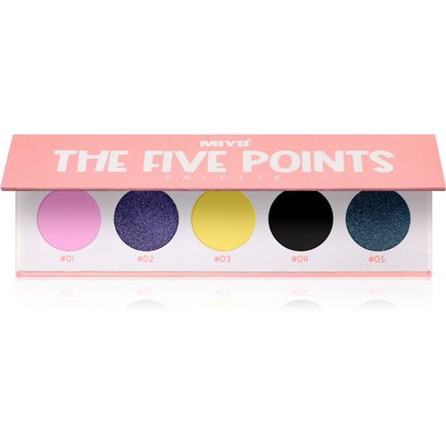 Eyeshadow The five points Lidschattenpalette Farbton 26 Make it funky eyes 1 St - Miyo - Modalova