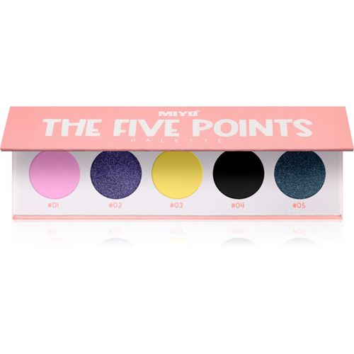 Eyeshadow The five points paleta de sombras de ojos tono 26 Make it funky eyes 1 ud - Miyo - Modalova