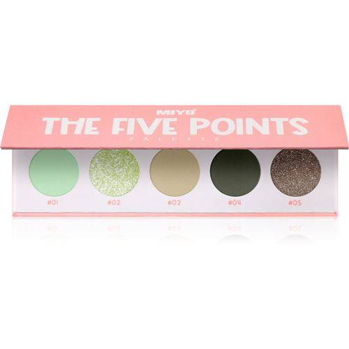 Eyeshadow The five points Lidschattenpalette Farbton 36 Pistachio gelato 1 St - Miyo - Modalova