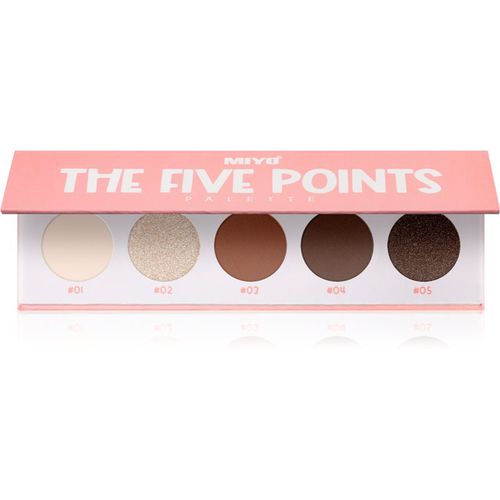 Eyeshadow The five points Lidschattenpalette Farbton 01 We are golden 1 St - Miyo - Modalova