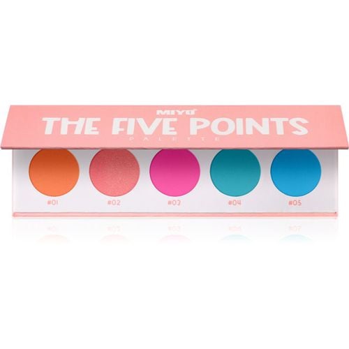 Eyeshadow The five points Lidschattenpalette Farbton 06 Carnival 1 St - Miyo - Modalova