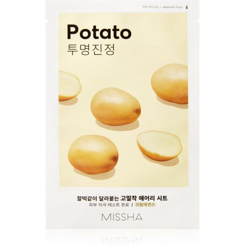 Airy Fit Potato masacrilla de tejido efecto lifting para iluminar la piel 19 g - Missha - Modalova