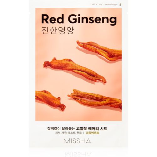 Airy Fit Red Ginseng mascarilla hoja con efecto hidratante y revitalizante 19 g - Missha - Modalova