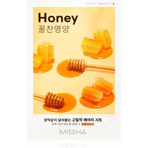 Airy Fit Honey mascarilla iluminadora en forma de hoja 19 g - Missha - Modalova