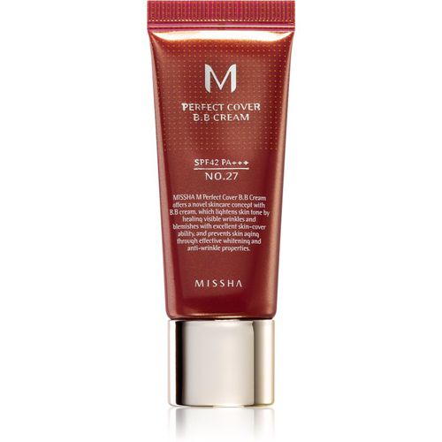 M Perfect Cover BB cream ad alta protezione UV confezione piccola colore No. 27 Honey Beige SPF 42/PA+++ 20 ml - Missha - Modalova