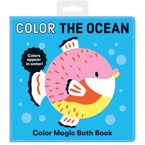 Color Magic Bath Book Color The Ocean libro acquatico 0+ y 1 pz - Mudpuppy - Modalova