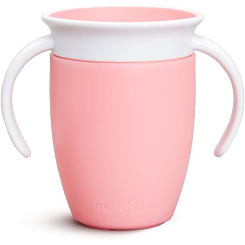 Miracle 360° bicchiere salvagoccia con maniglie Pink 6 m+ 207 ml - Munchkin - Modalova