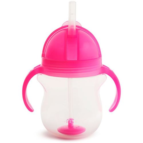 Click Lock™ Tip & Sip Tasse mit Strohhalm mit Gewichten Pink 6 m+ 207 ml - Munchkin - Modalova