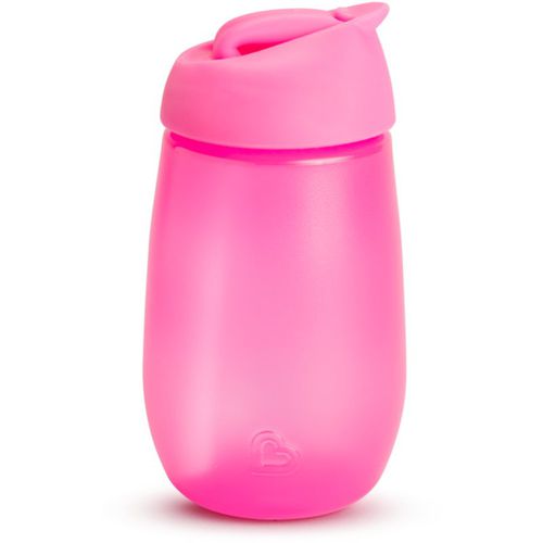 Simple Clean bottiglia per bambini con cannuccia Pink 12 m+ 296 ml - Munchkin - Modalova