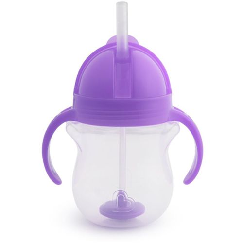 Click Lock™ Tip & Sip Tasse mit Strohhalm mit Gewichten Purple 6 m+ 207 ml - Munchkin - Modalova