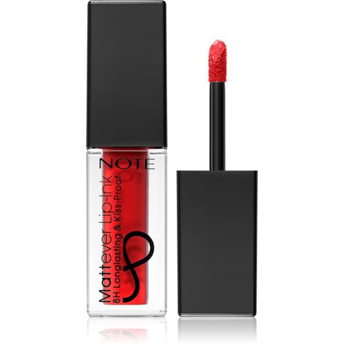 Mattever flüssiger Lippenstift mit mattierendem Finish 13 Dating Red 4,5 ml - Note Cosmetique - Modalova