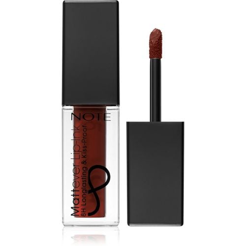 Mattever flüssiger Lippenstift mit mattierendem Finish 15 Urban Red 4,5 ml - Note Cosmetique - Modalova