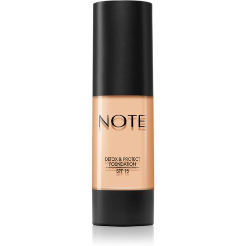 Detox & Protect base líquida mate SPF 15 tono 01 Beige 30 ml - Note Cosmetique - Modalova