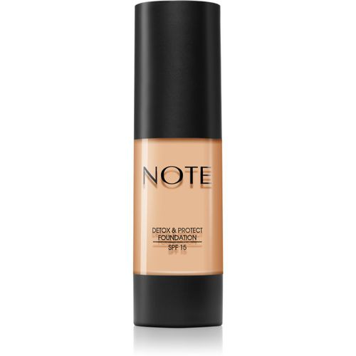 Detox & Protect base líquida mate SPF 15 tono 02 Natural Beige 30 ml - Note Cosmetique - Modalova