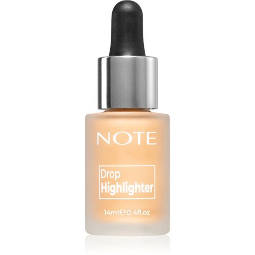 Drop Highlighter iluminador líquido con pipeta 02 Charming Desert 14 ml - Note Cosmetique - Modalova