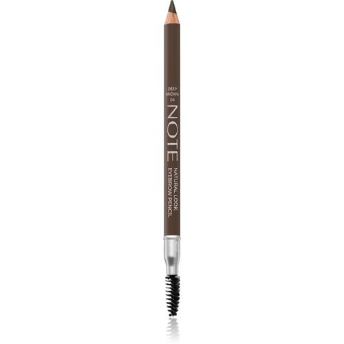 Natural Look matita per sopracciglia con spazzolino 04 Deep Brown 1,08 g - Note Cosmetique - Modalova