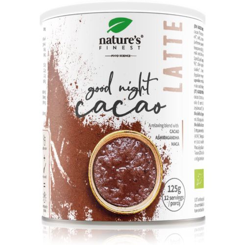 Good night cacao Pulver zur Herstellung von Getränken für ruhigen Schlaf 125 g - Natures Finest - Modalova
