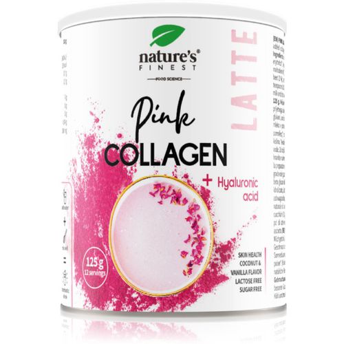 Pink Collagen Latte Pulver zur Herstellung von Getränken mit Kollagen 125 g - Natures Finest - Modalova
