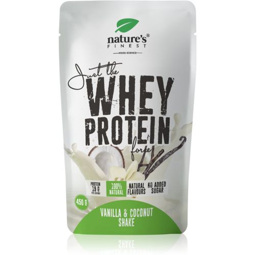 Whey Protein Shake Protein mit Aminosäuren Geschmack Vanilla & Coconut 450 g - Natures Finest - Modalova