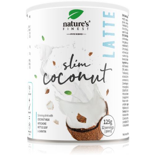 Slim Coconut Latte Pulver zur Herstellung von Getränken während der Gewichtsreduktion 125 g - Natures Finest - Modalova