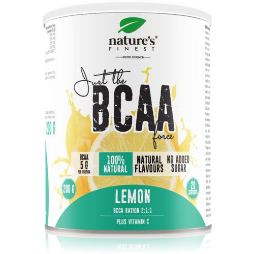 BCCA Power drink Muskelregeneration und -wachstum Geschmack Lemon 200 g - Natures Finest - Modalova