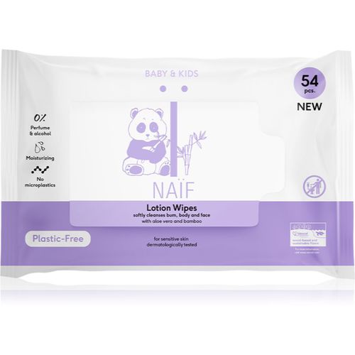 Baby & Kids Lotion Wipes toallitas húmedas para bebé lactante 54 ud - Naif - Modalova