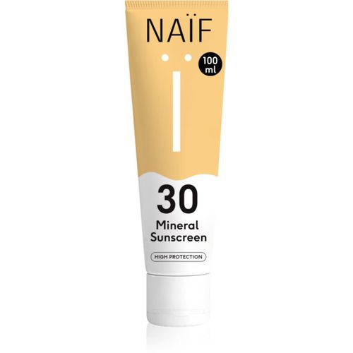 Sun Mineral Sunscreen SPF 30 crema protectora solar SPF 30 resistente al agua 100 ml - Naif - Modalova