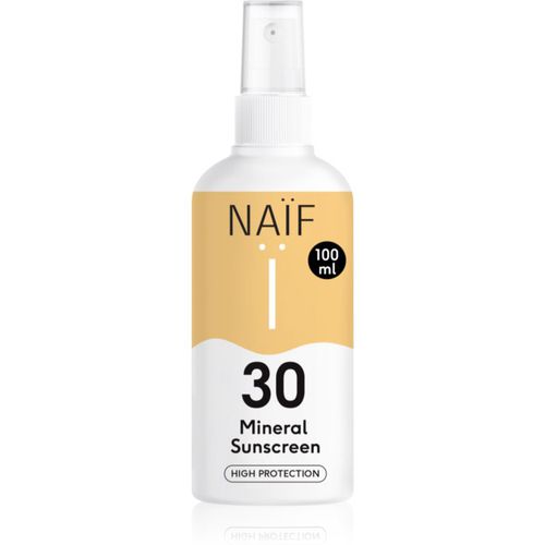 Sun Mineral Sunscreen SPF 30 spray solare protettivo SPF 30 100 ml - Naif - Modalova