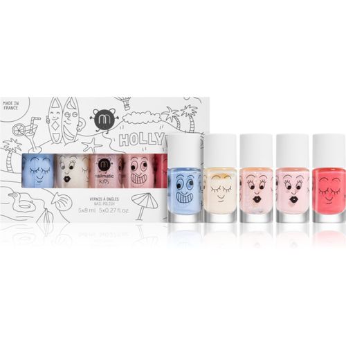 Kids set di smalti per unghie Gaston, Super, Polly, Bella, Kitty per bambini - Nailmatic - Modalova