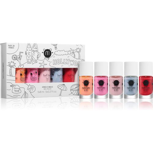 Kids Hollywood set di smalti per unghie Flamingo, Dolly, Bella, Merlin, Sissi 5x8 ml - Nailmatic - Modalova