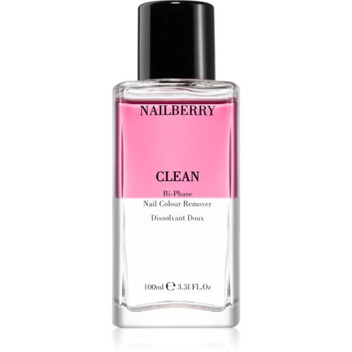 Clean Bi-Phase Nail Colour Remover Nagellackentferner mit festigender Wirkung 100 ml - NAILBERRY - Modalova