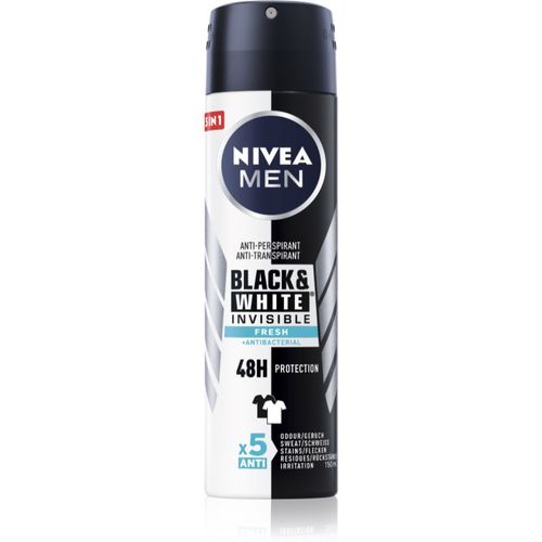 Men Invisible Black & White antitranspirante en spray Fresh 150 ml - Nivea - Modalova