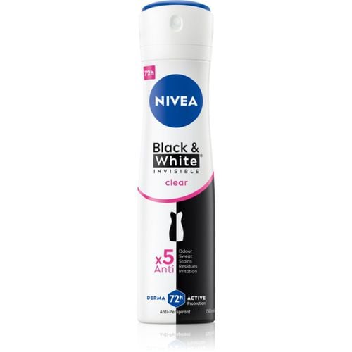 Invisible Black & White Clear antitranspirante en spray para mujer 150 ml - Nivea - Modalova