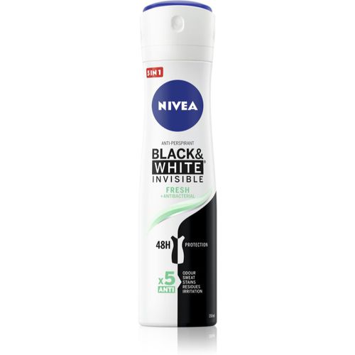 Invisible Black & White Fresh antitranspirante en spray para mujer 150 ml - Nivea - Modalova