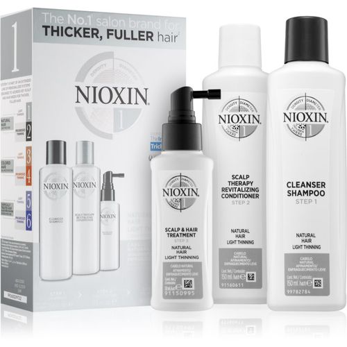 System 1 Natural Hair Light Thinning confezione regalo per capelli fragili e stanchi 3 pz - Nioxin - Modalova