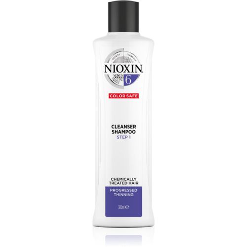 System 6 Color Safe Cleanser Shampoo champú limpiador para cabello químicamente tratado 300 ml - Nioxin - Modalova