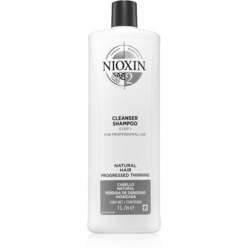 System 2 Cleanser Shampoo champú limpiador para cabello fino y normal 1000 ml - Nioxin - Modalova