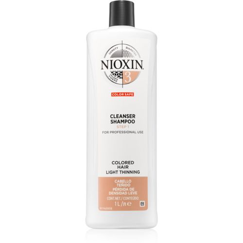 System 3 Color Safe shampoo detergente per capelli tinti e diradati 1000 ml - Nioxin - Modalova